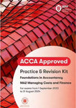 ACCA Managing Costs and Finances (FIA MA2) Practice & Revision Kit (Valid Till Aug 2024) - 9781035504268 - BPP Learning Media