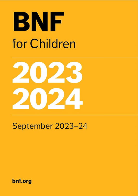 [NEW] BNF for Children [September 2023 - 2024] - British National Formulary - 9780857114631 - Pharmaceutical Press