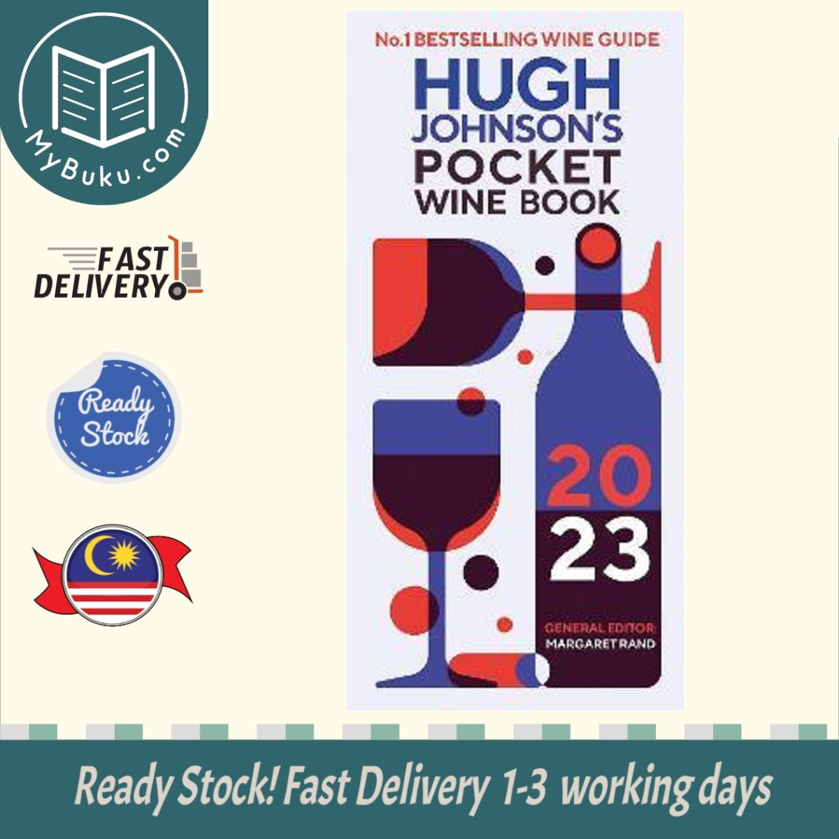 Hugh Johnsons Pocket Wine Book 2023 - Hugh Johnson - 9781784728144 - Octopus Publishing Group