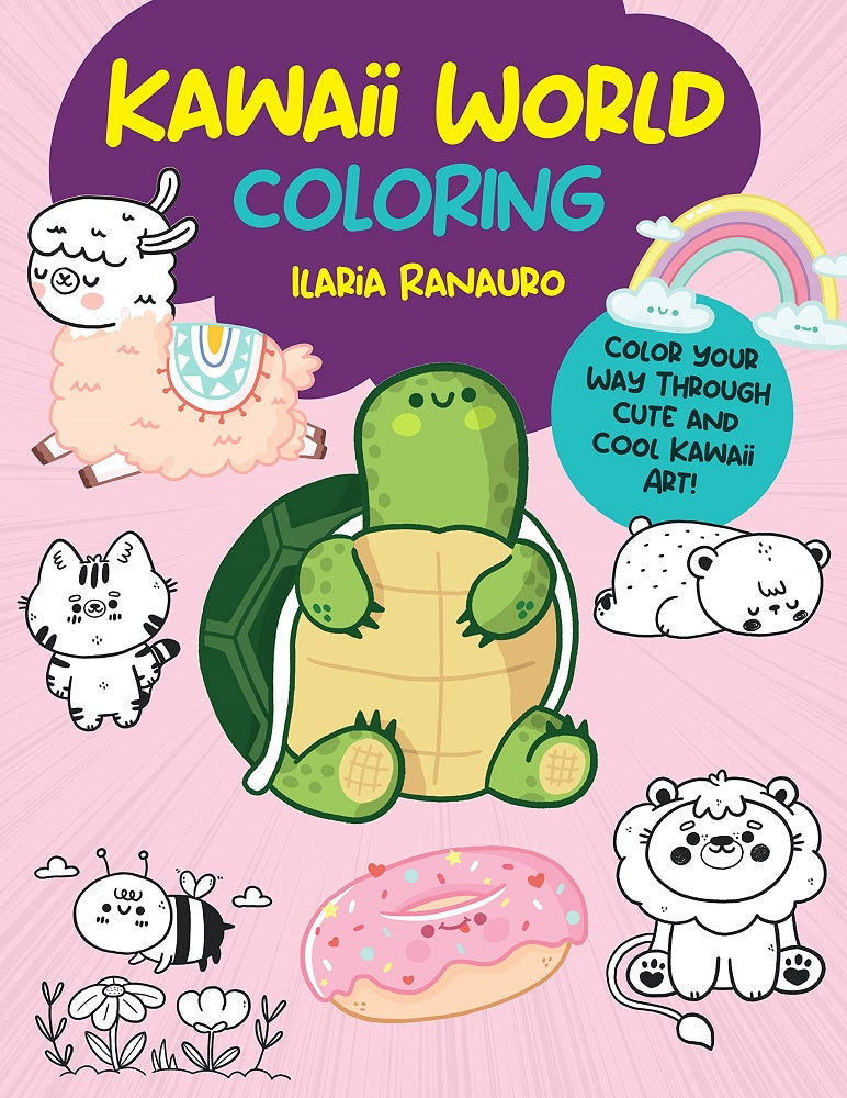 Kawaii World Coloring - Ilaria Ranauro - 9780760384954 - Walter Foster Publishing